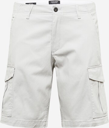 Pantalon cargo 'JOE' JACK & JONES en gris : devant