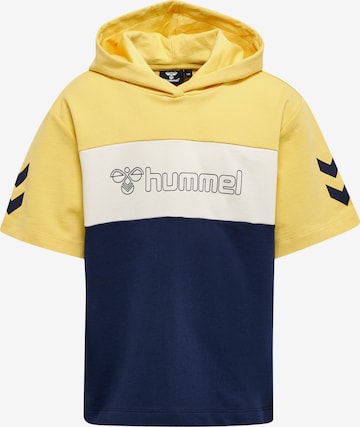 Hummel Sweatshirt in Geel: voorkant