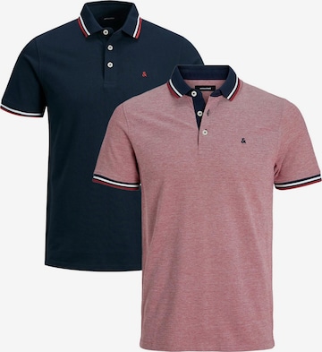 JACK & JONES Shirt 'Paulos - Slim Fit' in Red: front