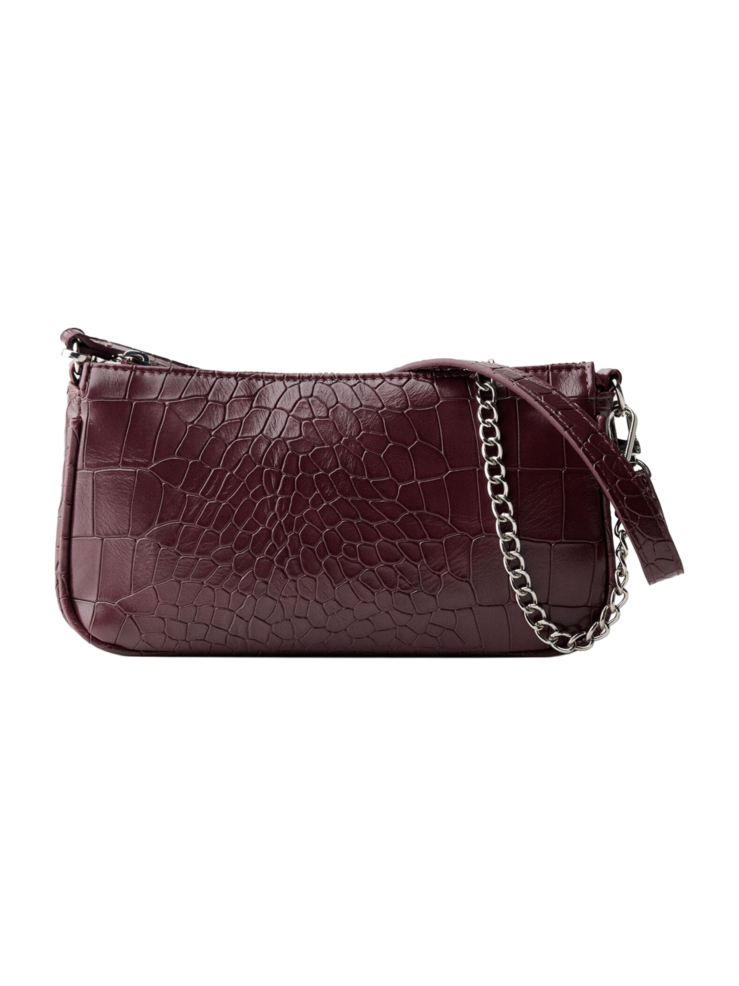 Bershka Shoulder bag in Wine red, Item view