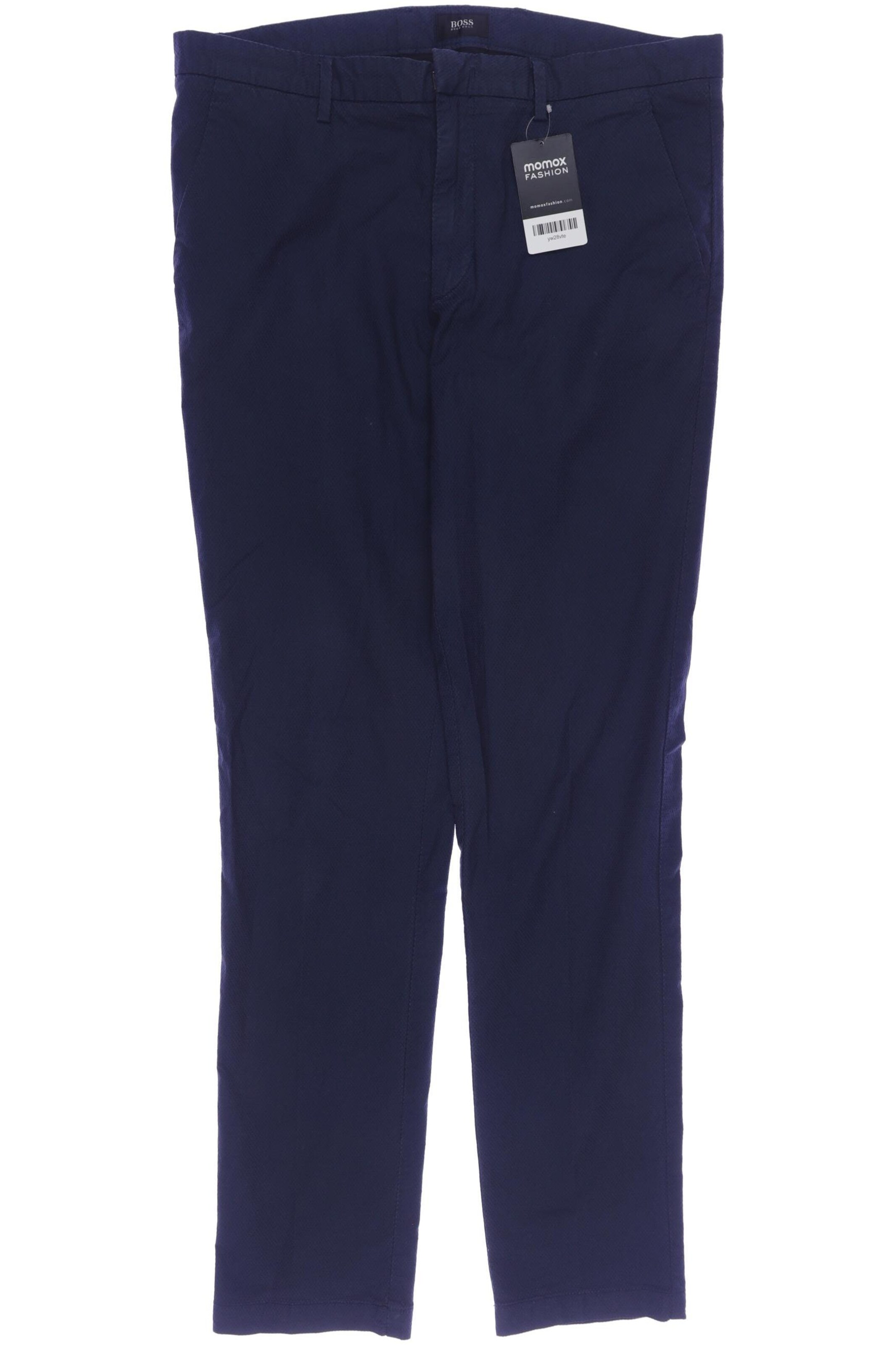 BOSS Black Stoffhose 34 in Blau: Vorderseite