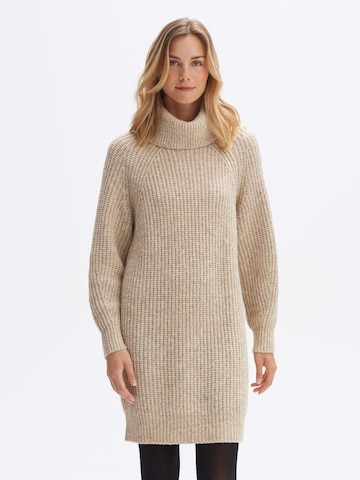 OPUS Knitted dress 'Wakya' in Beige: front