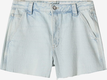 Bershka Loosefit Farkut värissä sininen: etupuoli