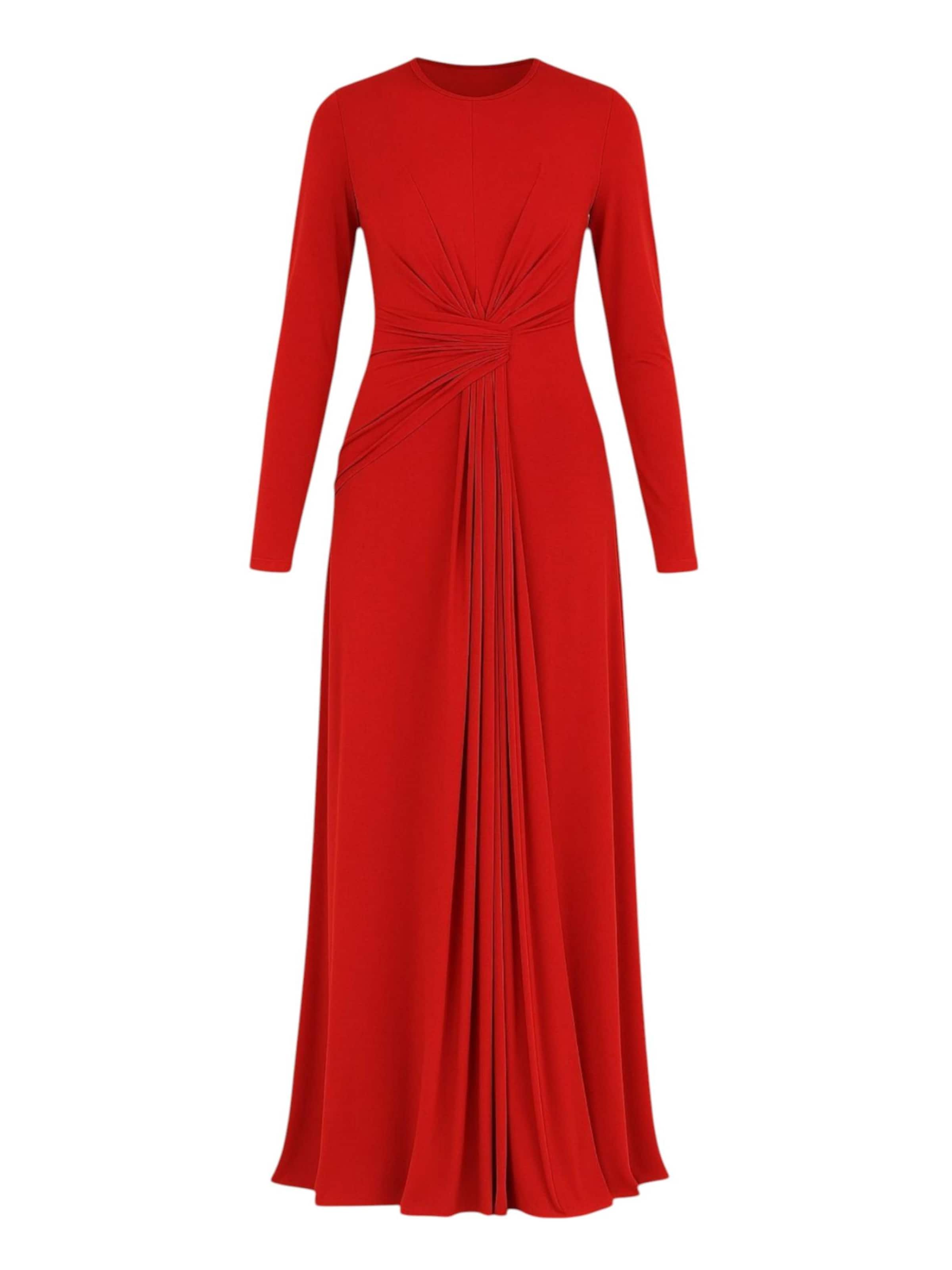 fashionshowcase - Vestido de noche 'FAVORI' en rojo: frente