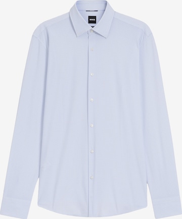 BOSS Button Up Shirt 'P-Hank' in Blue: front