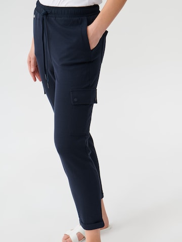 Regular Pantalon cargo 'FIMKO' TATUUM en bleu : devant