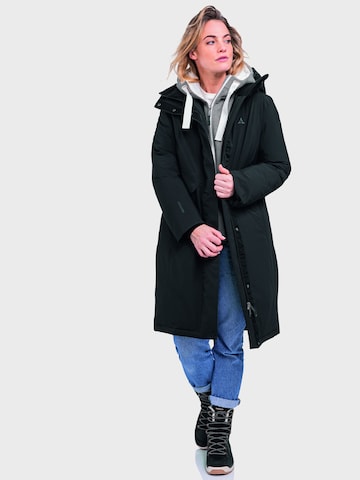 Schöffel Outdoorjacke 'Canterbury' in Schwarz