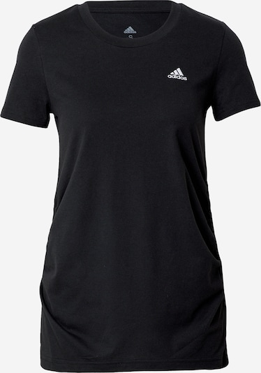 ADIDAS PERFORMANCE Funktionsbluse i sort / hvid, Produktvisning