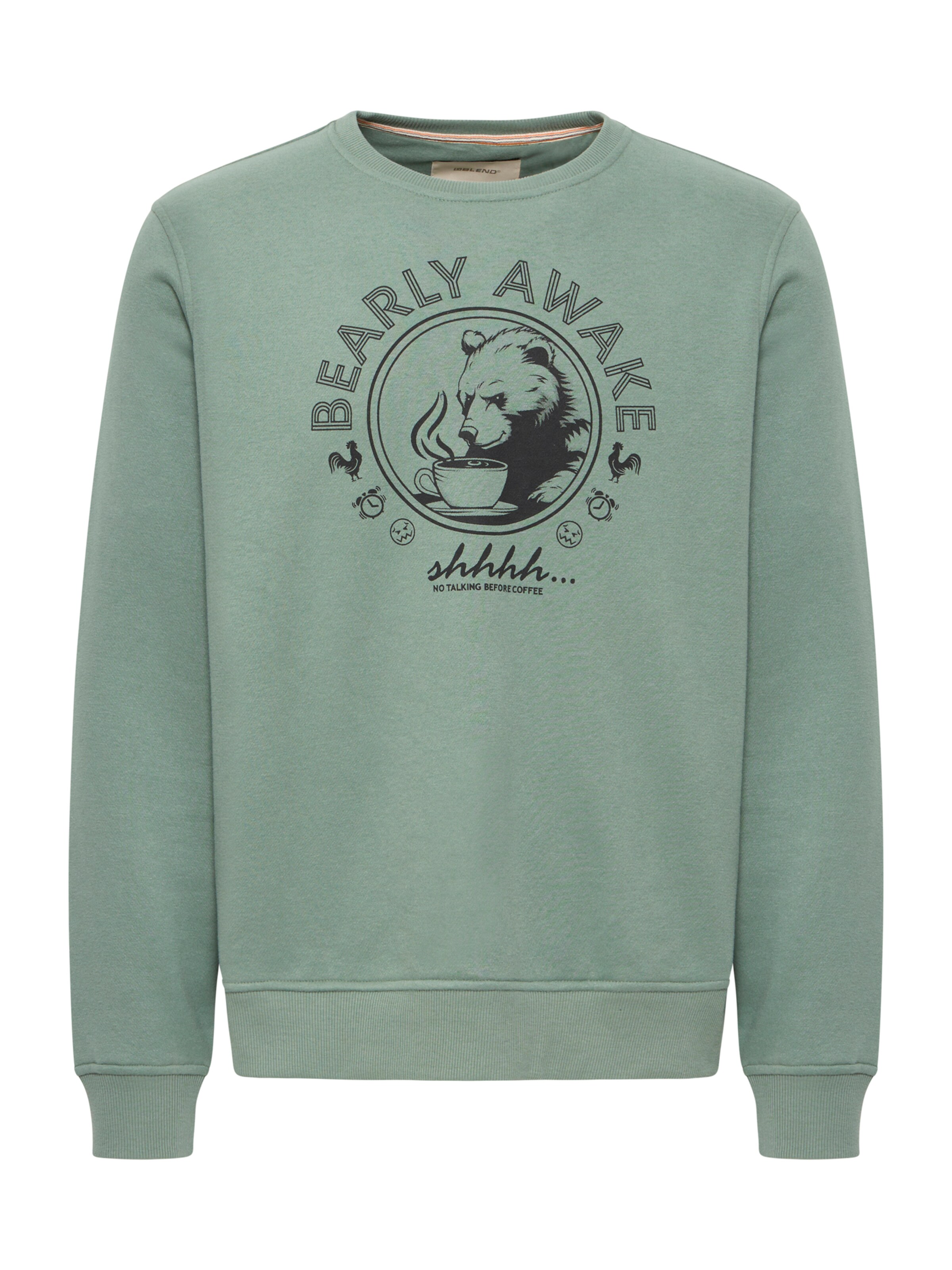 Sweat-shirt 'BHIANTO' BLEND en vert : devant
