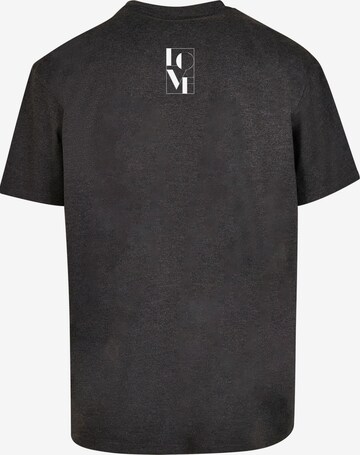 T-Shirt ' Love Heavy Oversized Tee ' Merchcode en gris