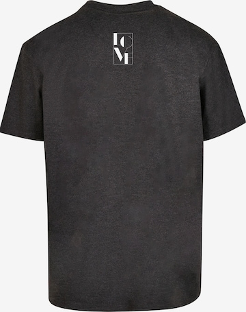 T-Shirt ' Love Heavy Oversized Tee ' Merchcode en gris