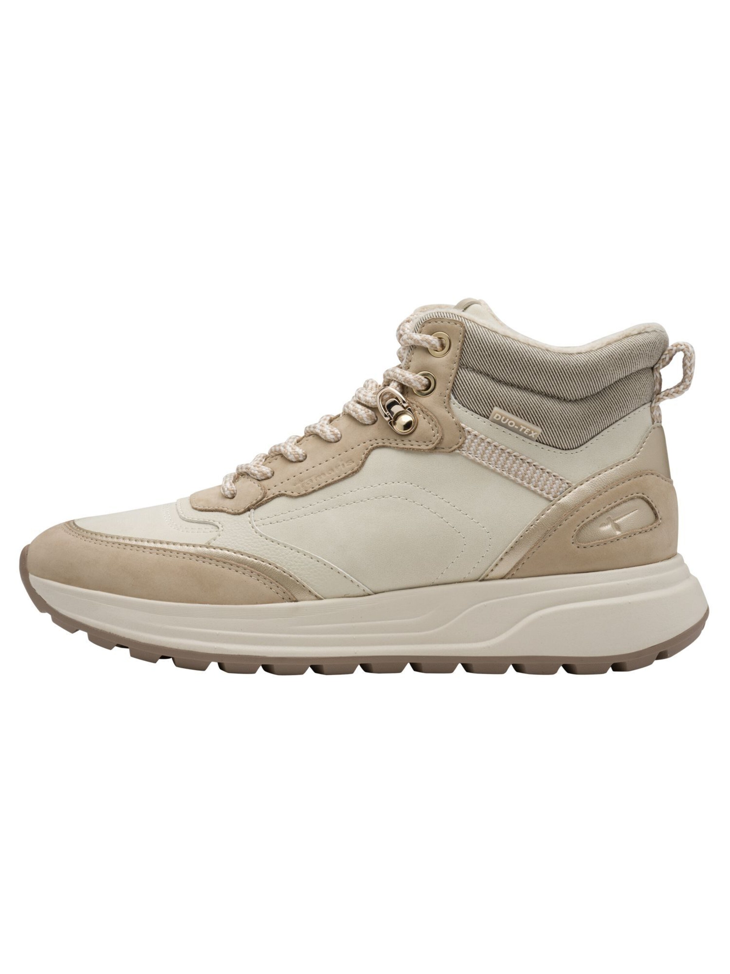 Tamaris Schnürstiefelette in Beige