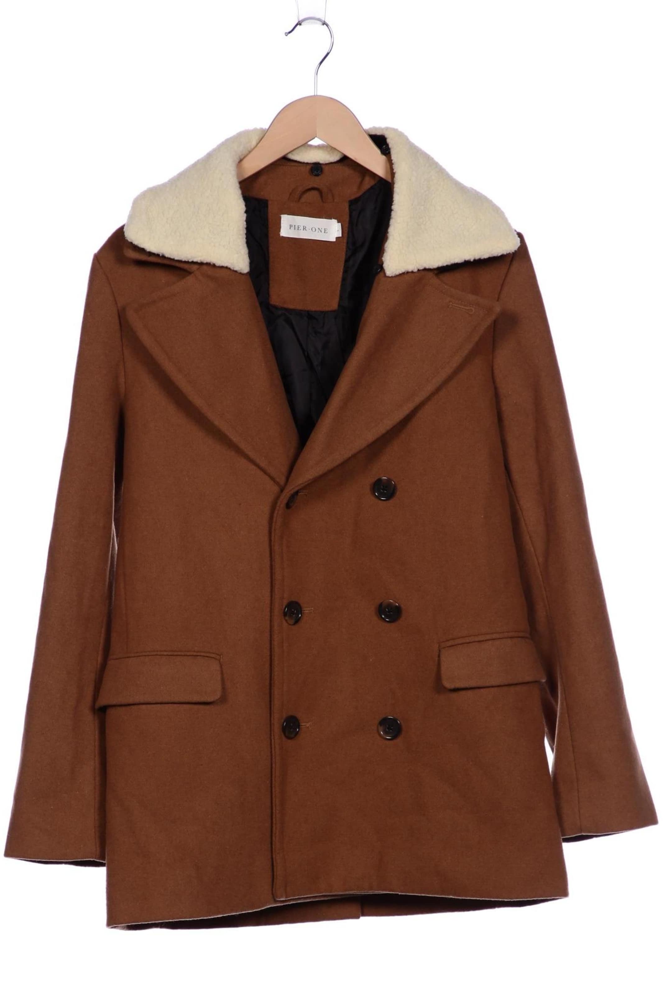 Pier One Jacket & Coat in S in Brown: front