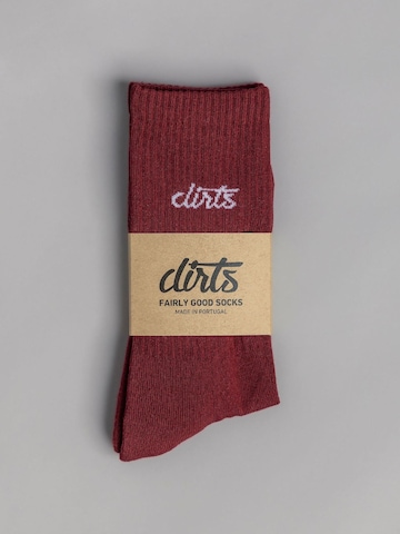 Dirts Socken 'Classic Logo Socks'‌‌‌‌ in Rot