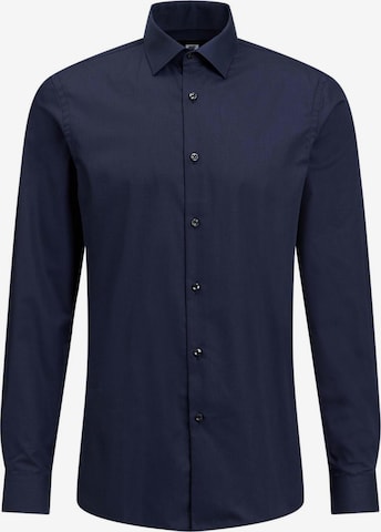 WE Fashion Regular fit Business shirt in Blue: front