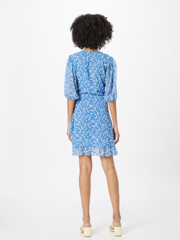 NA-KD Dress 'Frilled' in Blue