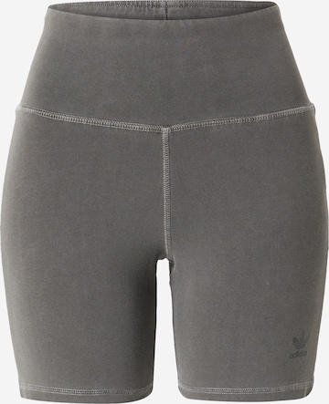 Skinny Leggings 'ESSENTIAL' ADIDAS ORIGINALS en gris : devant