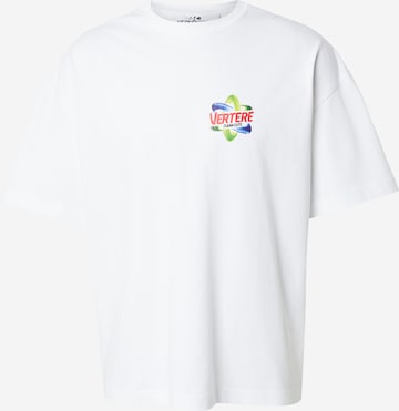 balts Vertere Berlin T-Krekls 'CLEAN CUTS': no priekšpuses