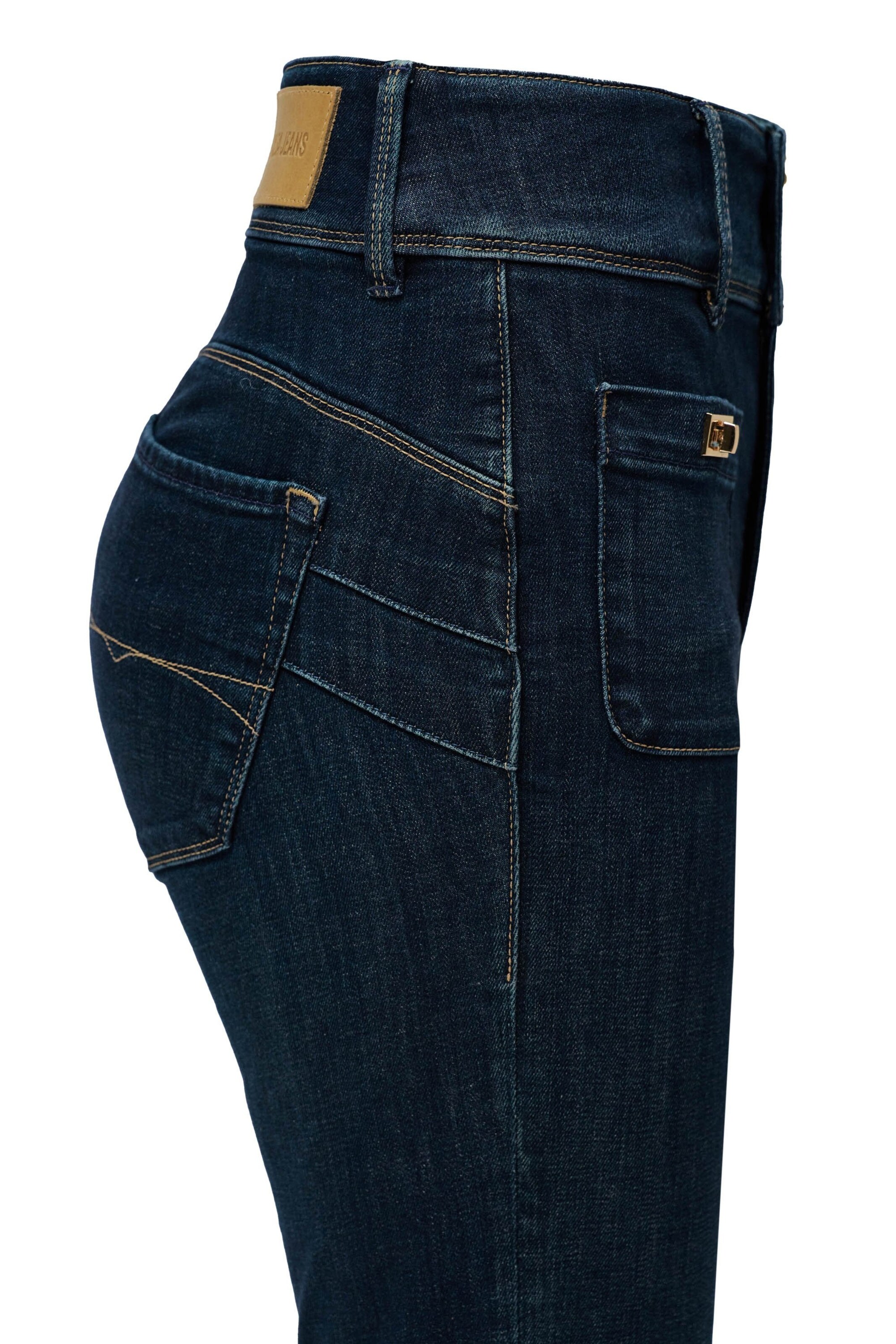 Salsa Jeans Flared Jeans 'Secret Push In' in Blauw