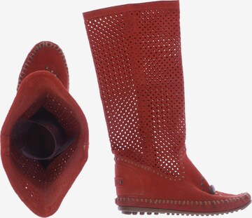 Kickers Dress Boots in 35 in Red: front