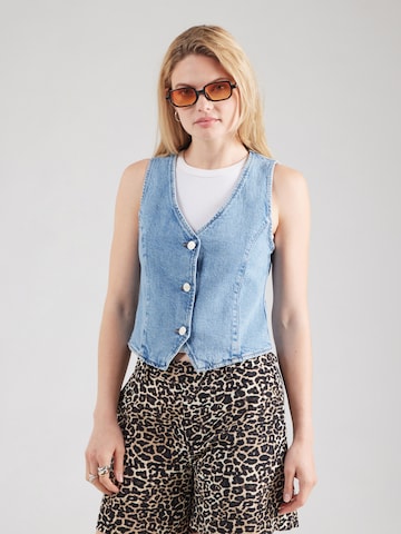 Mavi - Chaleco para traje 'Vela' en azul: frente