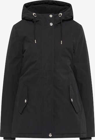 usha BLUE LABEL Winter Jacket in Black: front