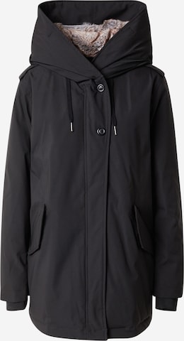 Parka invernale 'Lanigan Tech 2.0' di Canadian Classics in nero: frontale