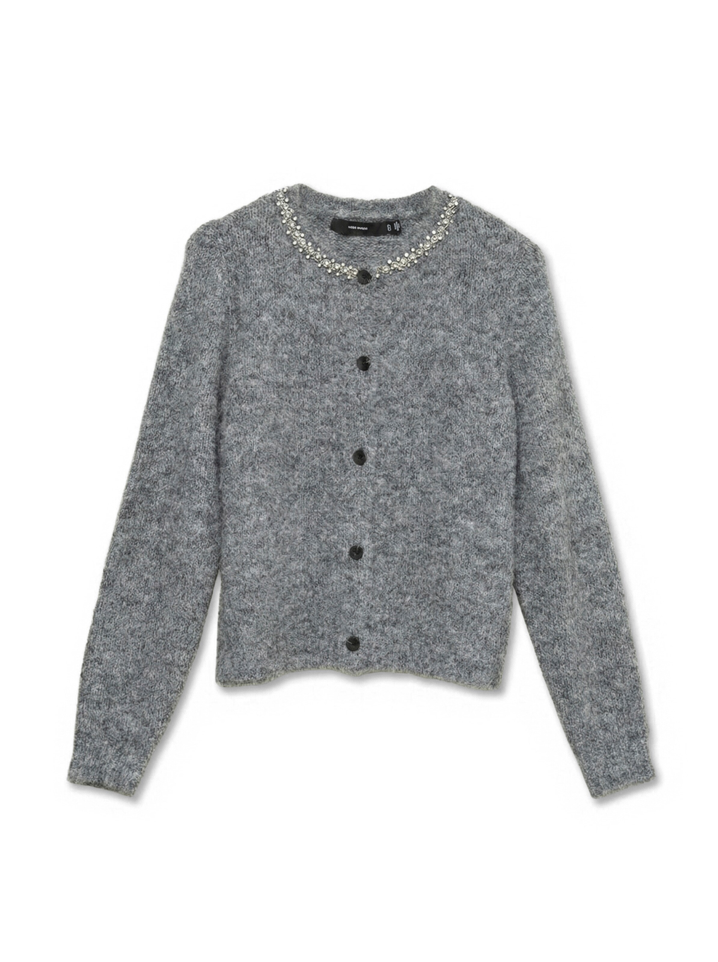 Giacchetta 'VMCNOVAH' di Vero Moda Curve in grigio: frontale