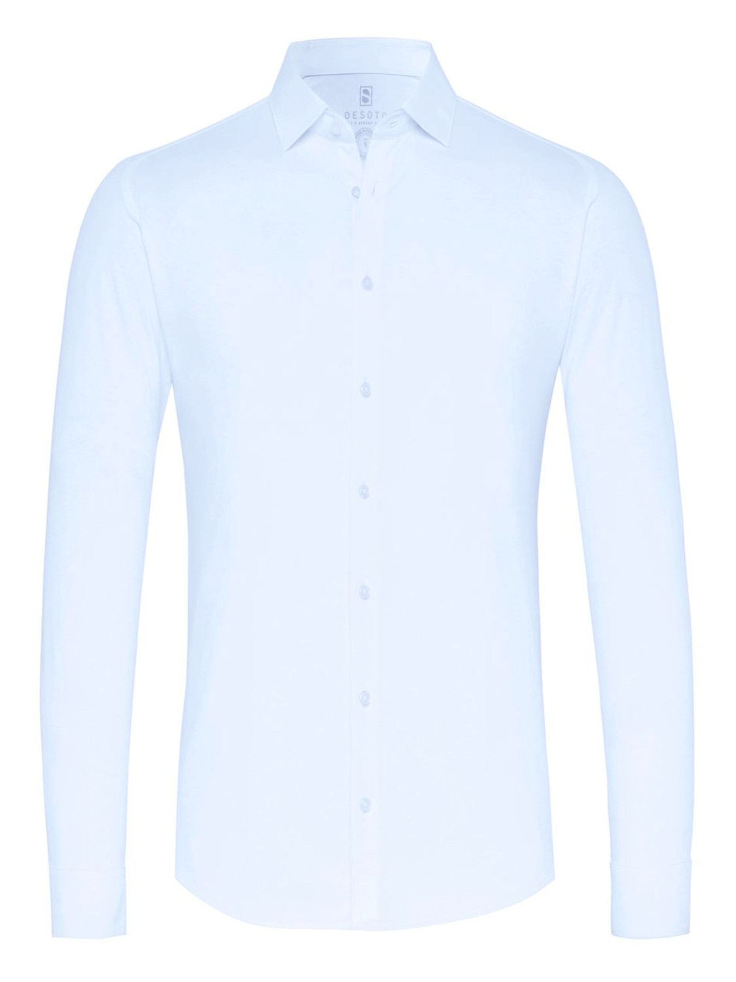 DESOTO Button Up Shirt in Blue: front