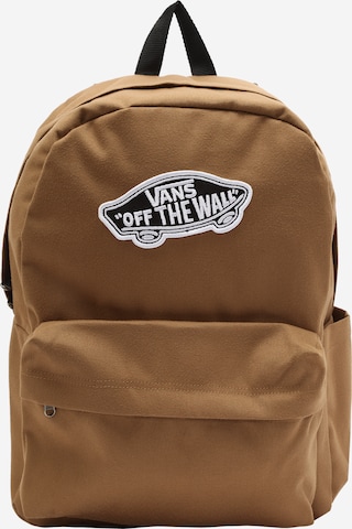 VANS Backpack 'OLD SKOOL CLASSIC' in Brown: front