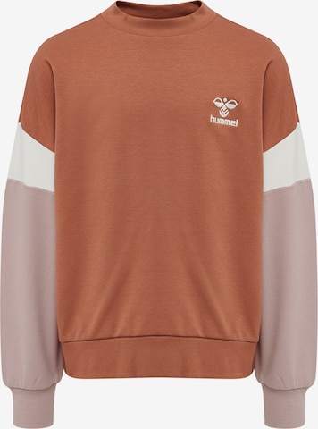 Hummel Athletic Sweatshirt 'Betzy' in Brown: front