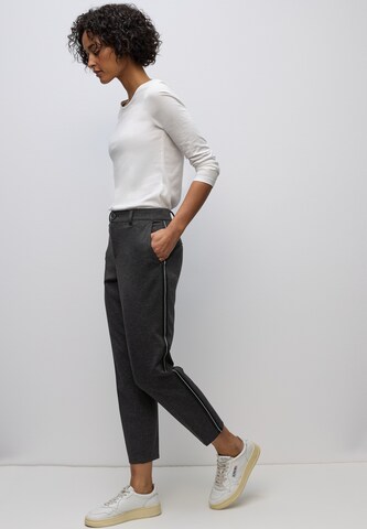 STREET ONE Slimfit Hose in Schwarz