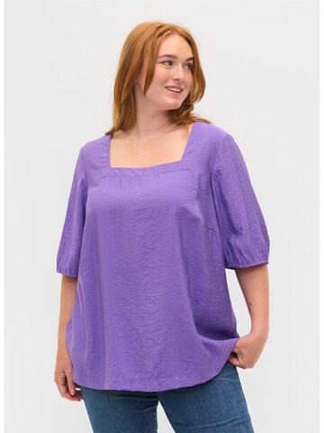 Zizzi - Blusa 'XCLARU' en lila: frente