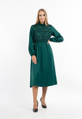 Usha Dress in Green