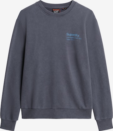 Superdry Sweatshirt in Grau: Vorderseite