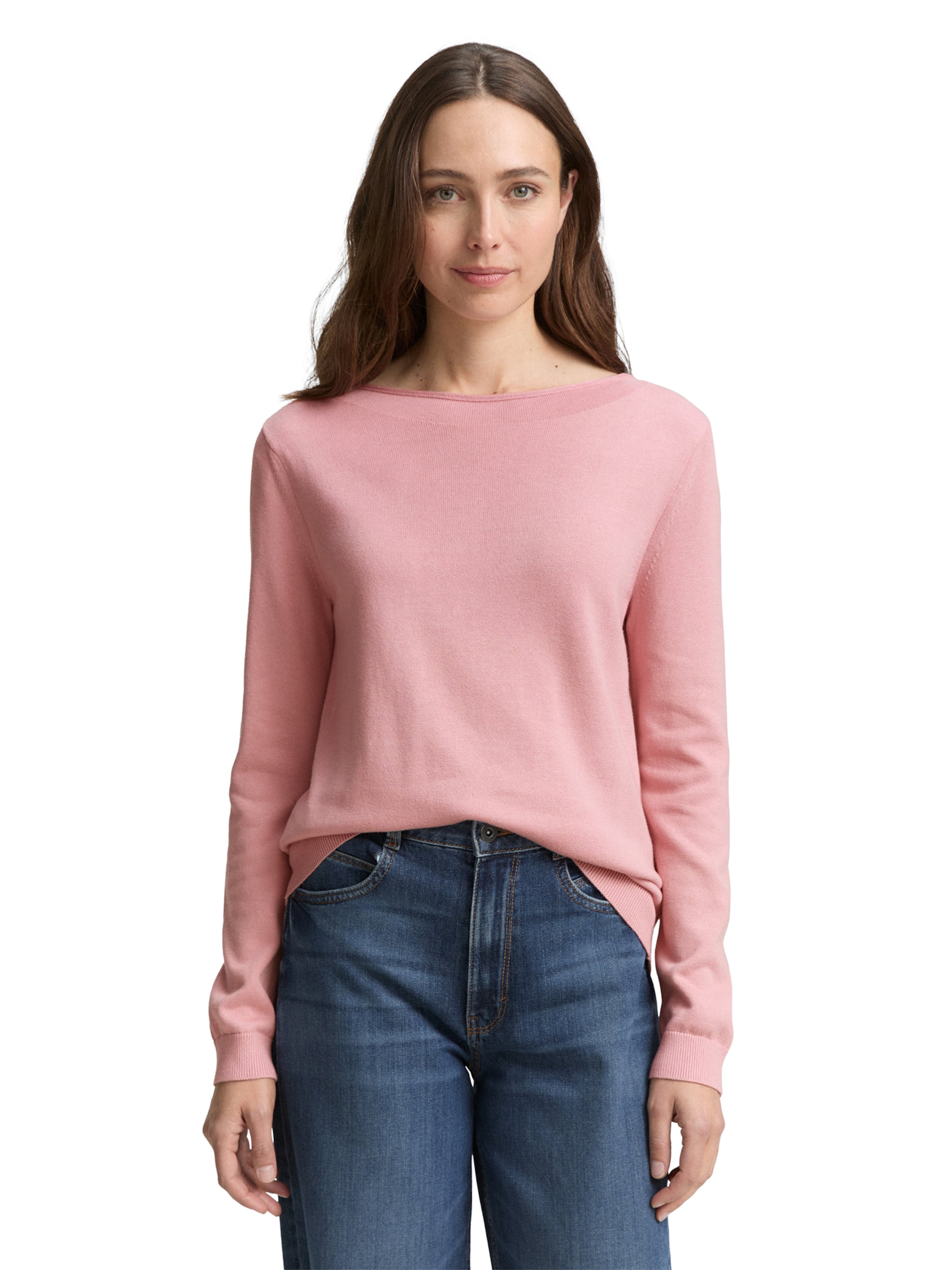 TOM TAILOR Sweater in Pink: front