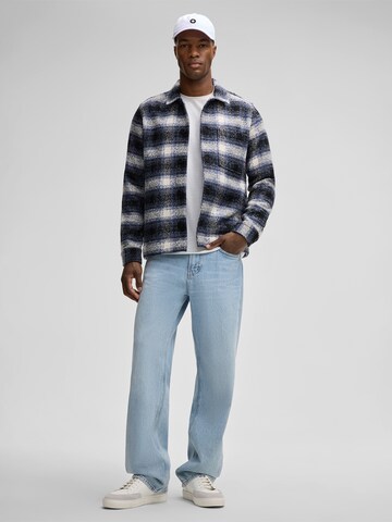 STRELLSON Comfort fit Overhemd 'Noel' in Blauw