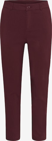 Pantalon chino 'Benghta' CULTURE en rouge : devant