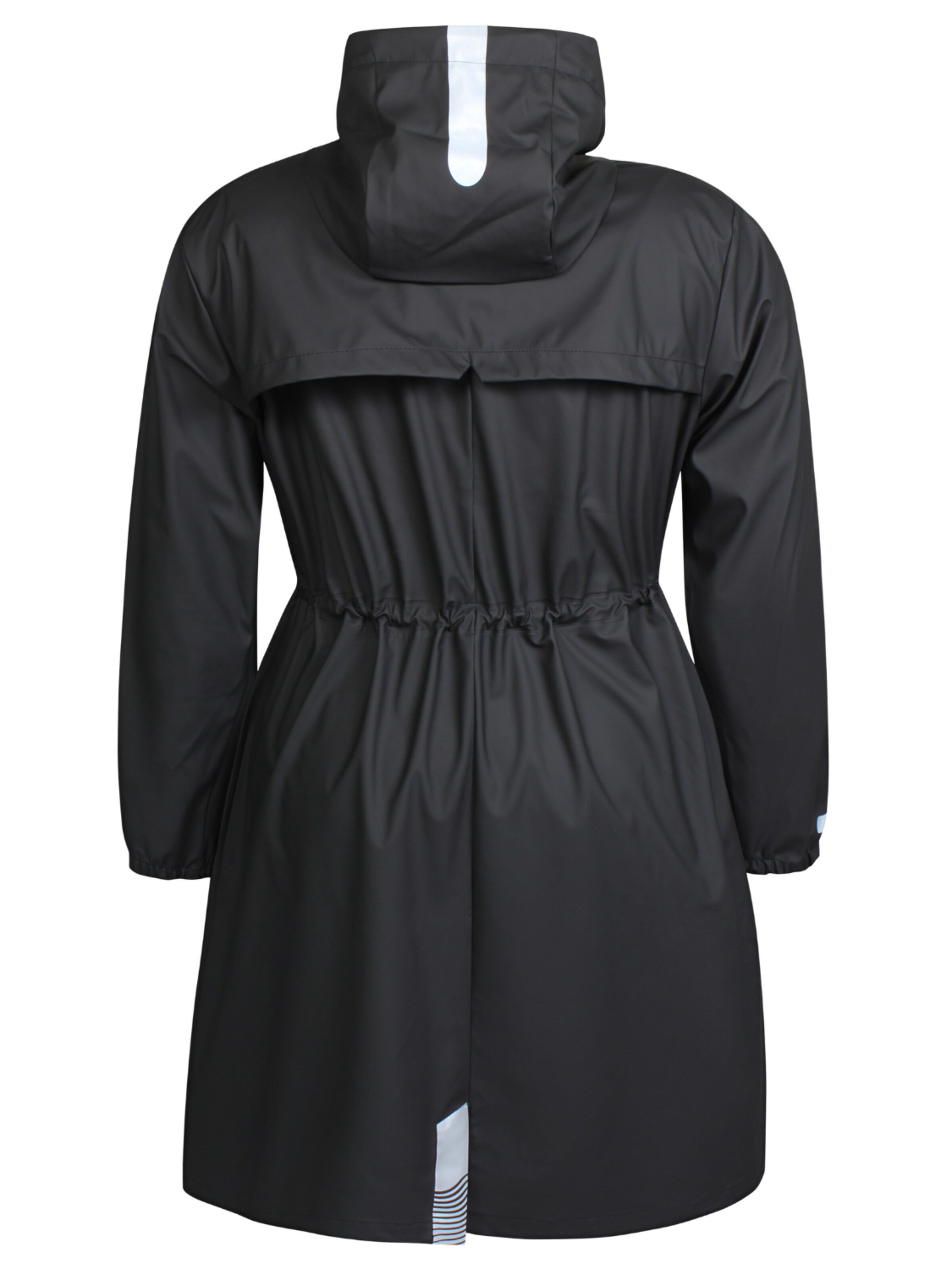 Zhenzi Functionele mantel 'Tael 606' in Zwart