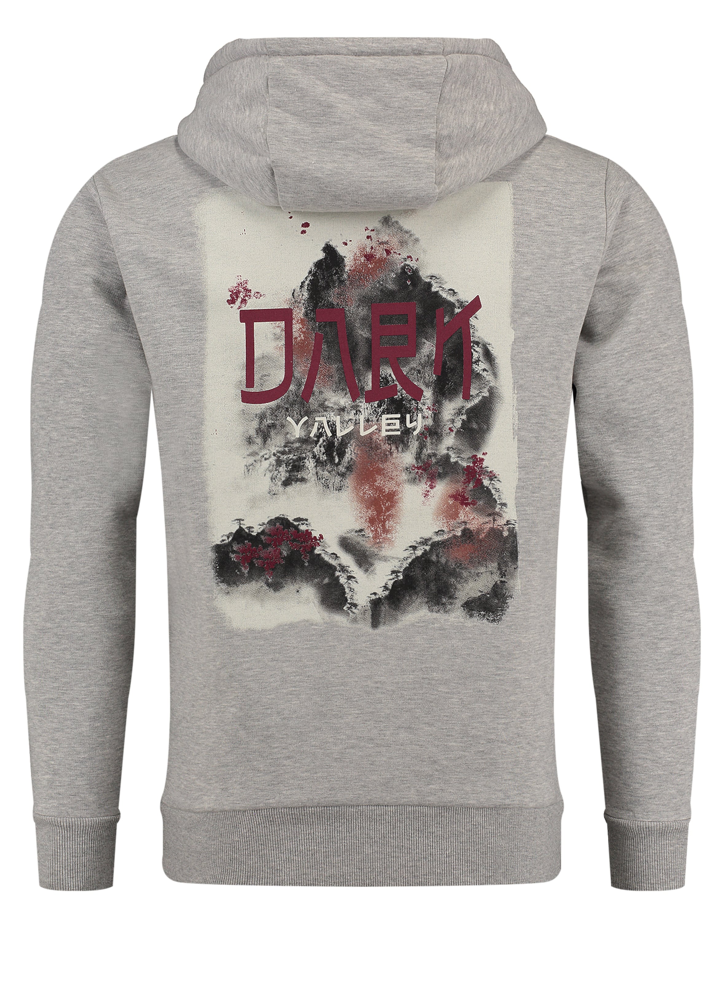 Key Largo Sweatshirt ' DARK VALLEY ' in Grey