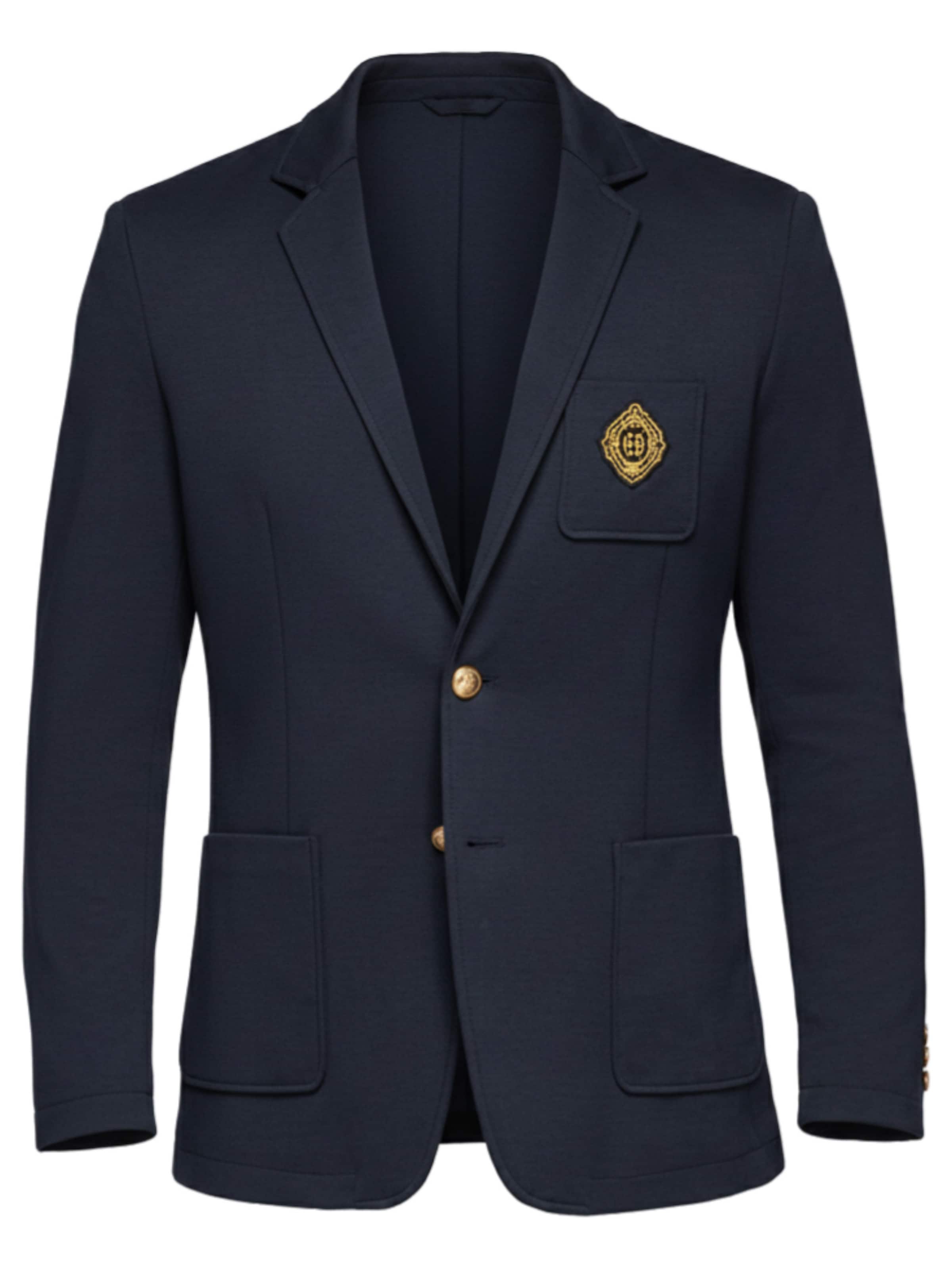 Ombre Slim fit Business-colbert in Blauw: voorkant