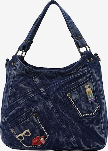 Plase de cumpărături de la myMo ROCKS pe albastru: față