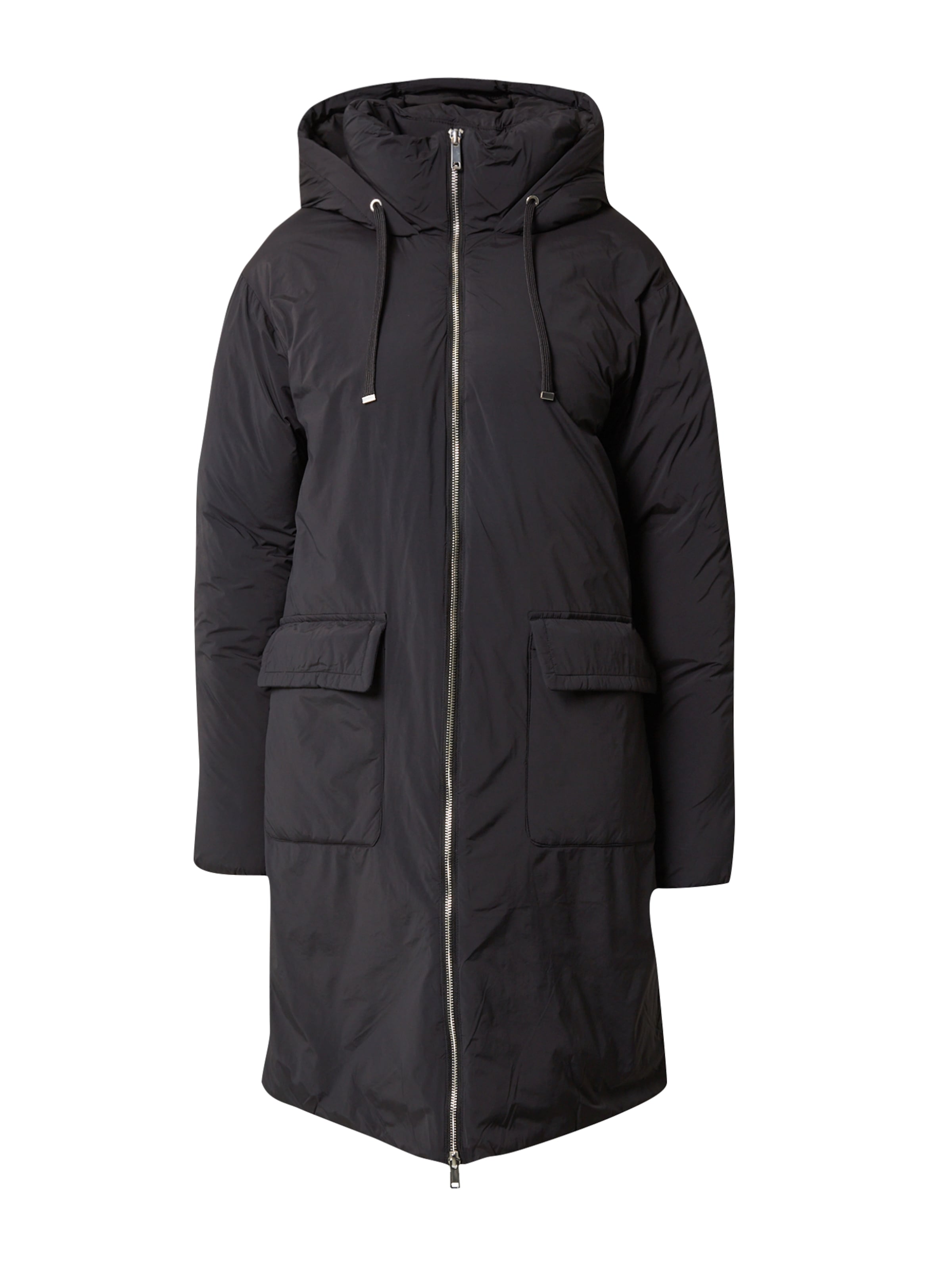 Oasis Демисезонная парка в Черный: спереди