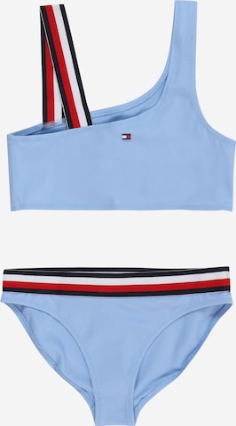 Tommy Hilfiger Underwear Bustier Bikini w kolorze niebieski: przód