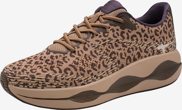 Baskets basses Tamaris en marron : devant