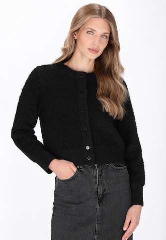 Cardigan DreiMaster Vintage en noir : devant