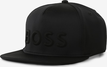 BOSS Green Cap 'Trans-Express' in Black: front