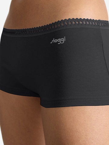 SLOGGI Panty ' Blue GO Crush ' in Black