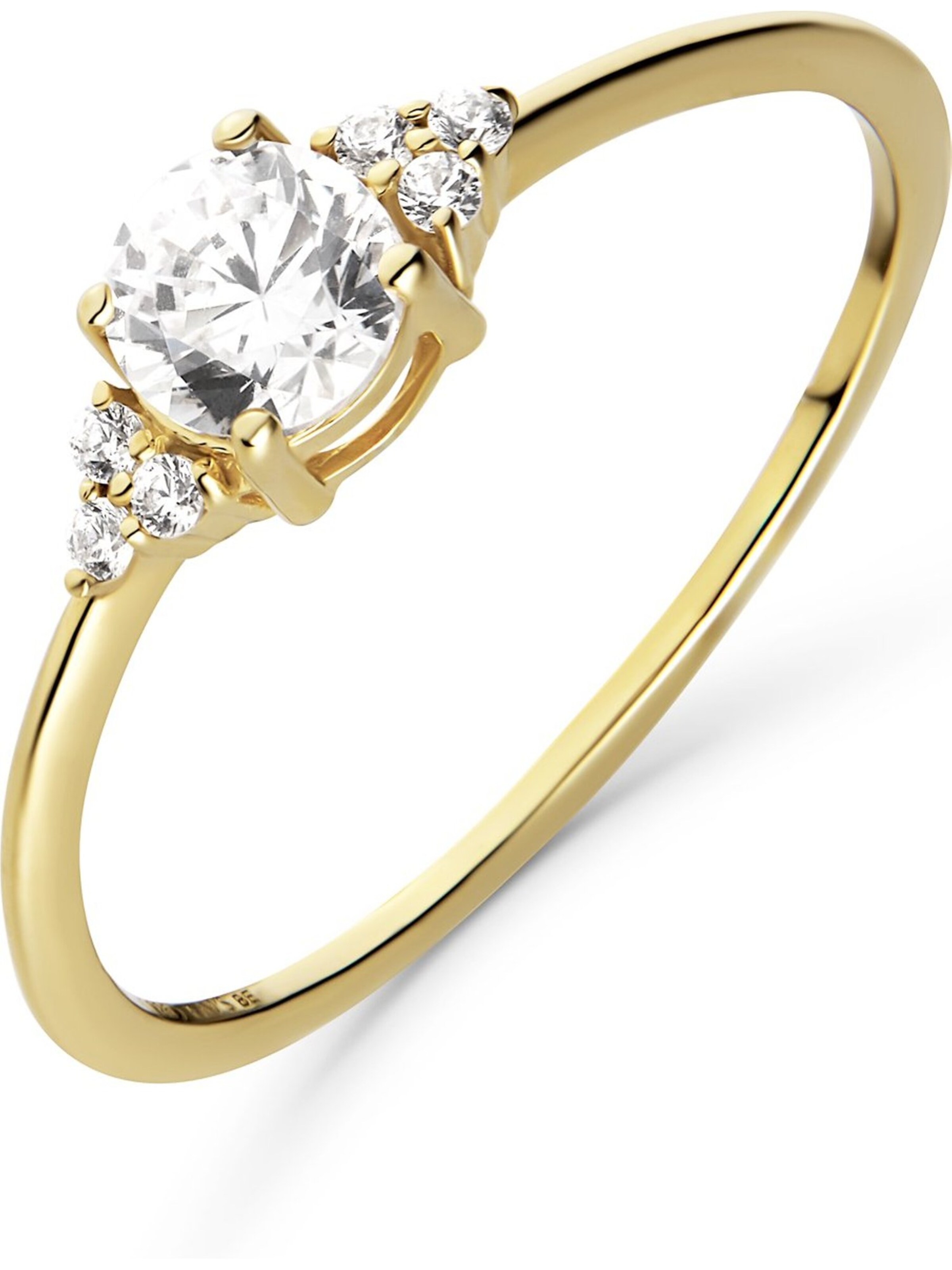 CHRIST Ring in Gelb: Vorderseite