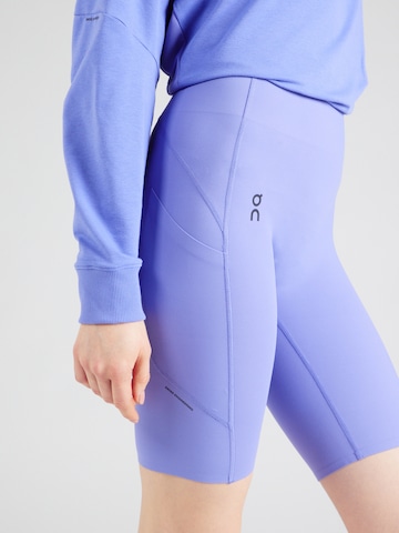 On Slimfit Sportshorts in Blau